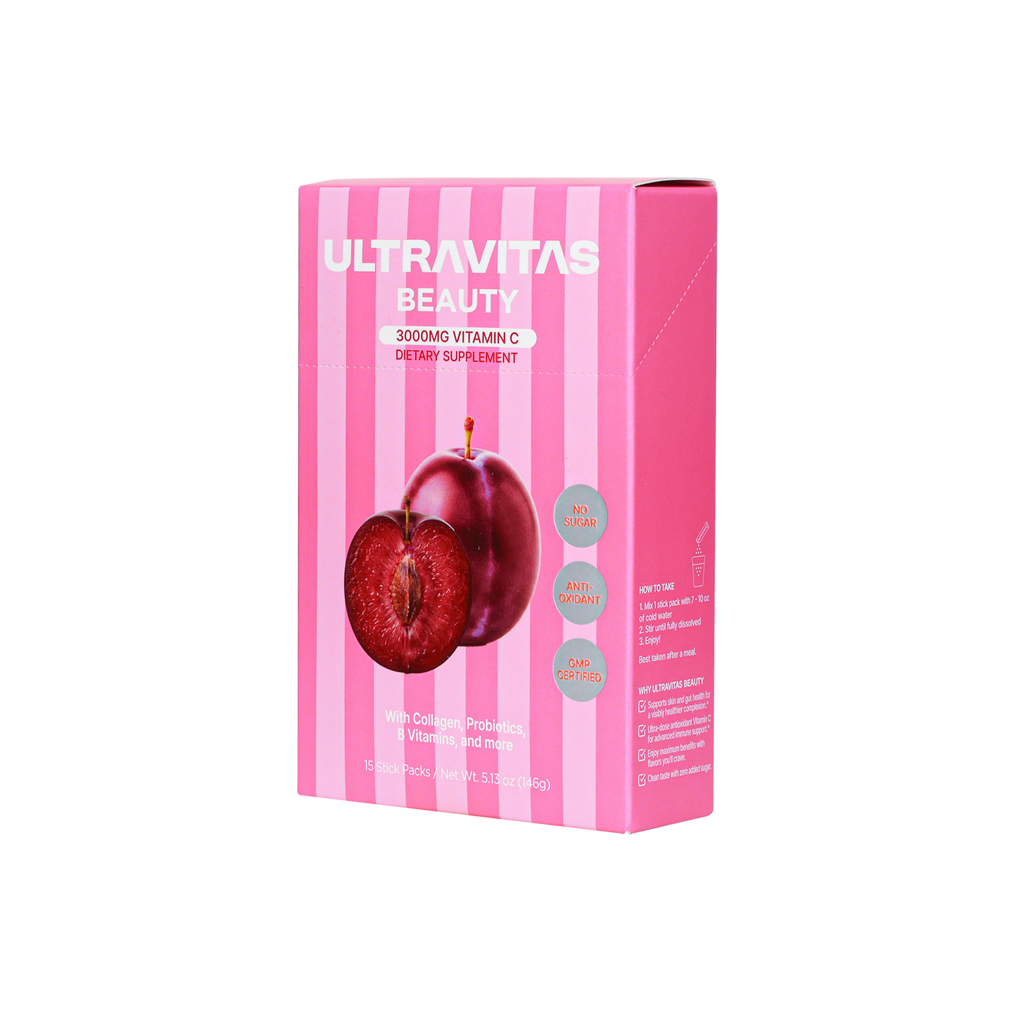 UltraVitas Beauty (Korean Plum) 15 Count box