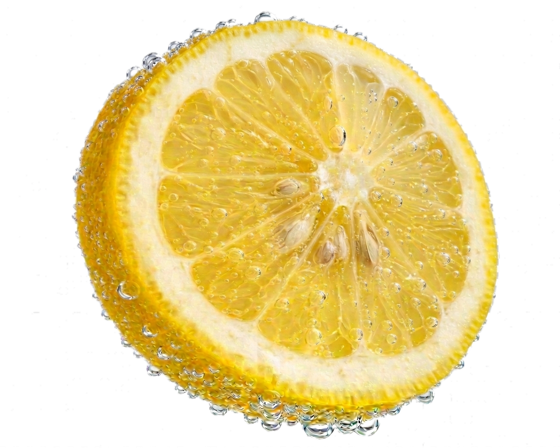 Vitamin C lemon illustration